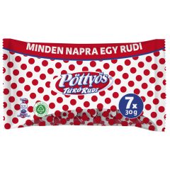Pöttyös Túró Rudi étcsokoládés natúr 7×30 g
