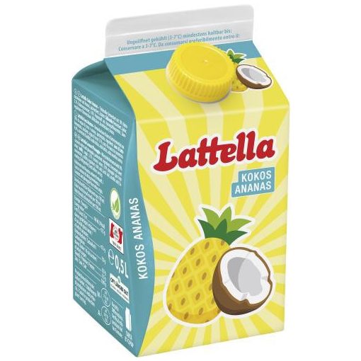 Latella Gyümölcs tejsavóital - kókusz ananász